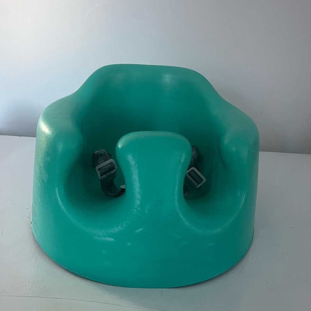 Teal Bumbo Floor Seat | Baby Support Chair | Early Sitter Learning Aid- EUC